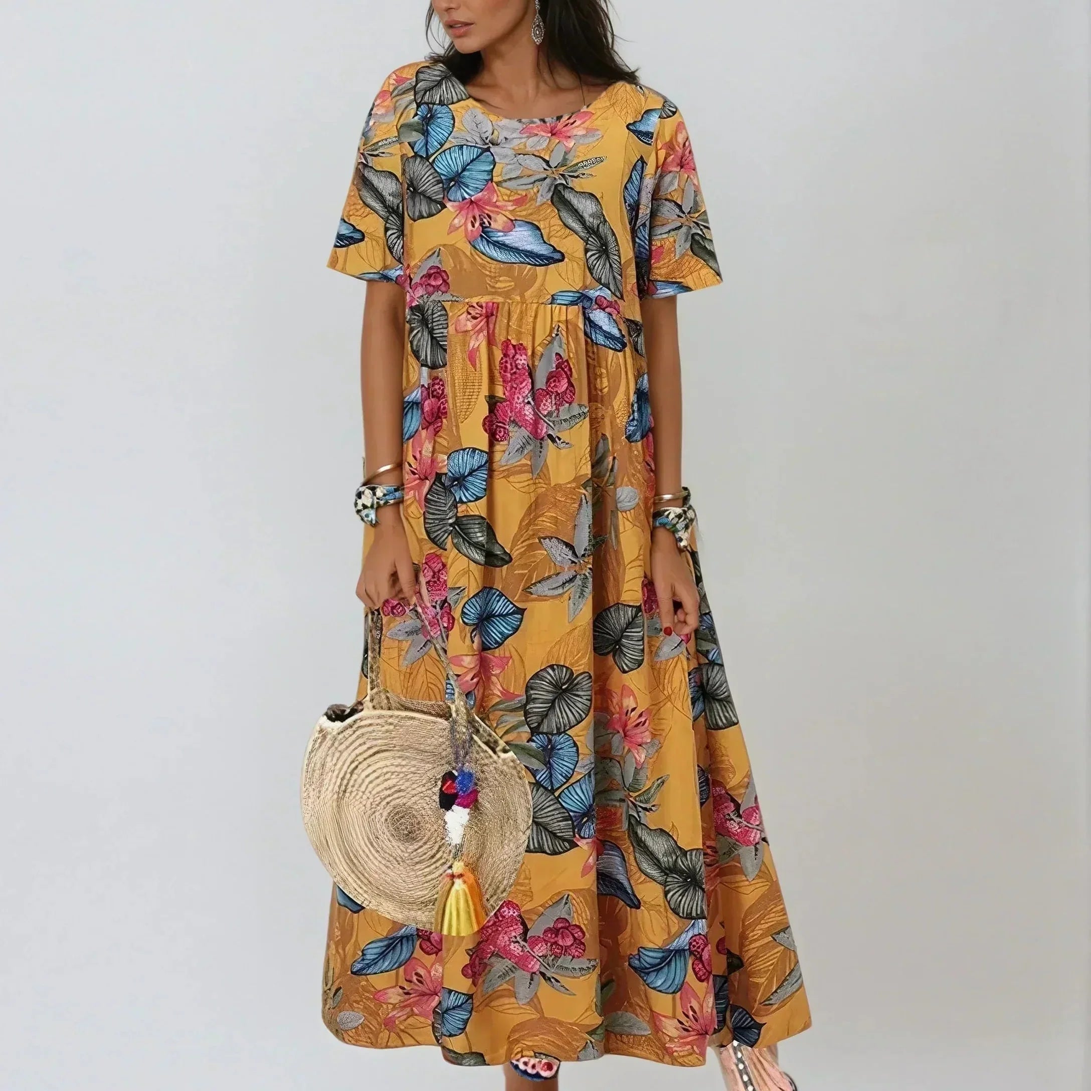 Aveline – Robe d’été fleurie