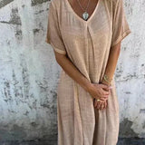 Marisol | Robe maxi fluide avec décolleté en V