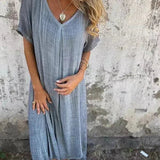 Marisol | Robe maxi fluide avec décolleté en V