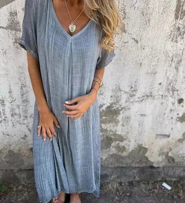 Marisol | Robe maxi fluide avec décolleté en V