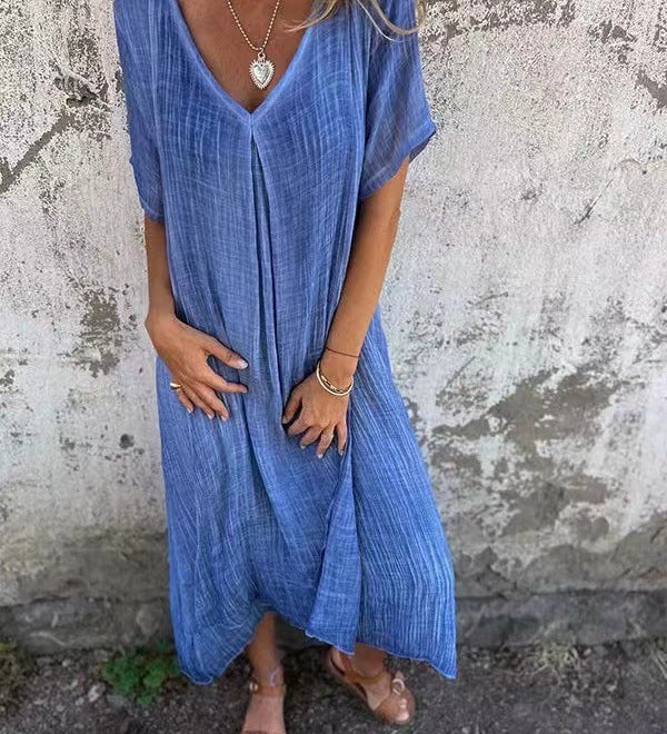 Marisol | Robe maxi fluide avec décolleté en V