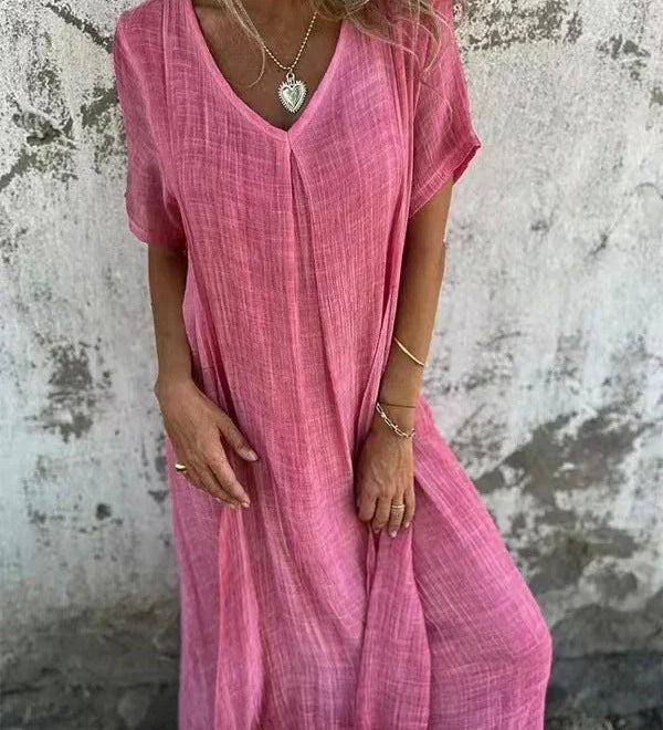 Marisol | Robe maxi fluide avec décolleté en V