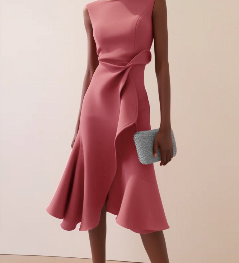 Darlene | Robe midi sophistiquée