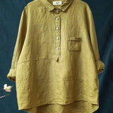 Elvie | Blouse Linne Élégante pour l'Été