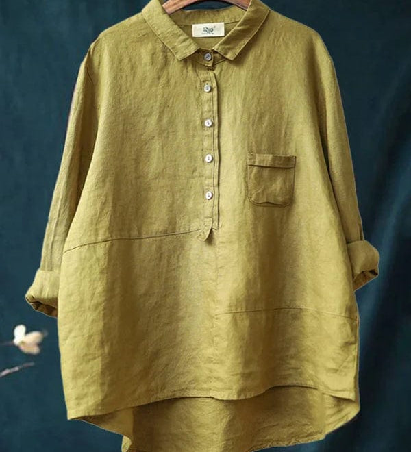 Elvie | Blouse Linne Élégante pour l'Été
