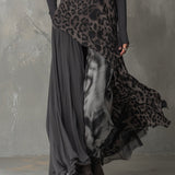Bárbara | Robe maxi bohème à imprimé animal