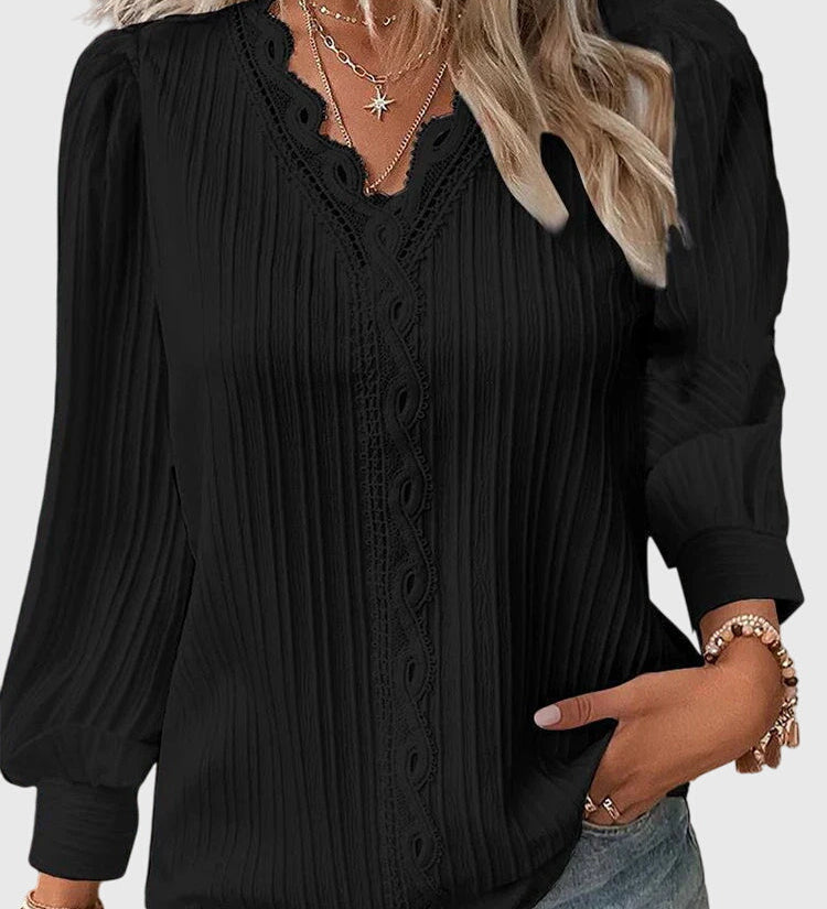 Andrea | Blouse Pullover Élégante