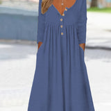 ZARA | ROBE MIDI À BOUTONS SUR LE DEVANT