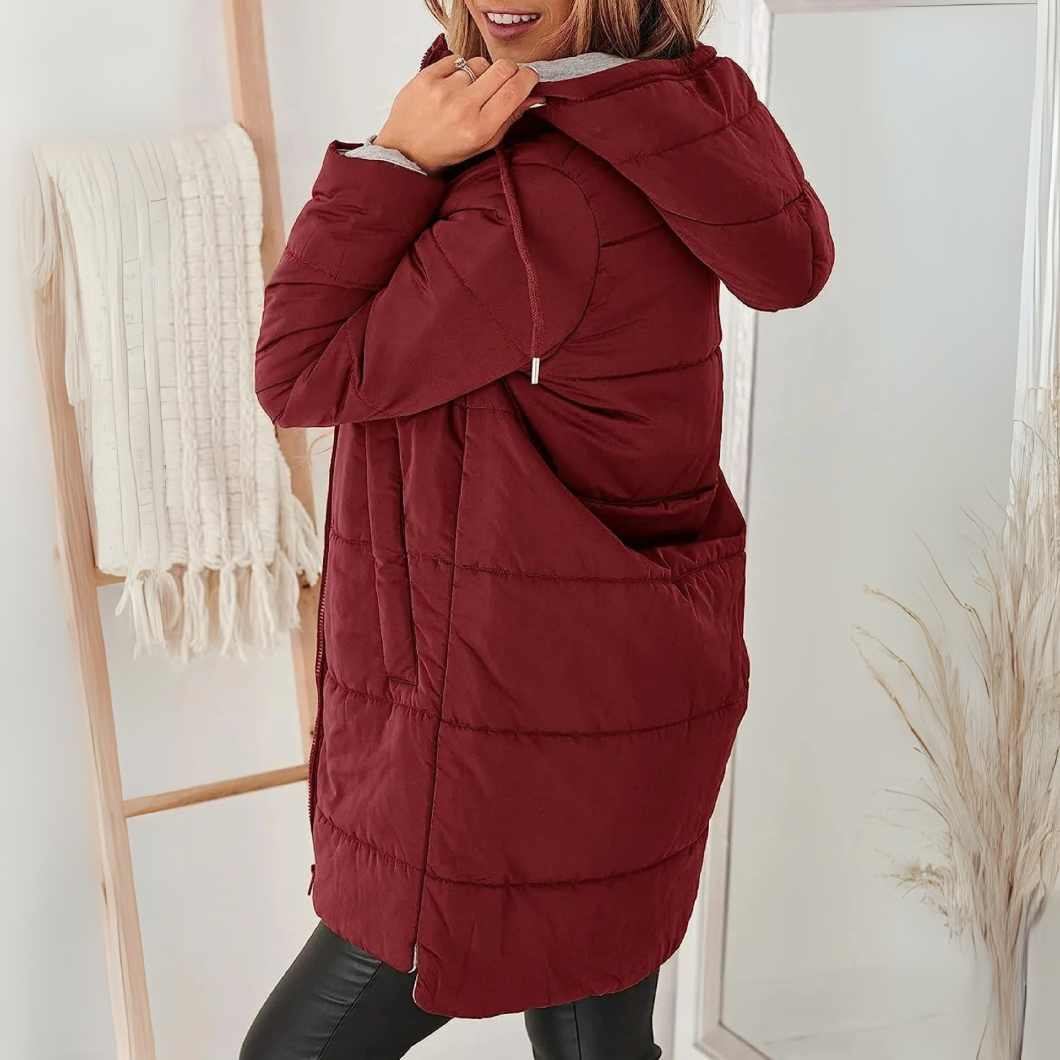 Marcelline | Veste d'hiver légère à capuche