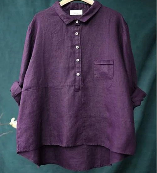 Elvie | Blouse Linne Élégante pour l'Été