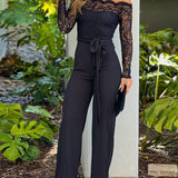 Michelle™ Élégante Combinaison avec Ceinture Offerte
