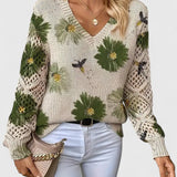 Aurelia | Pull élégant avec design floral