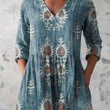 Elise | Blouse Longue avec Décolleté en V