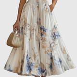 Rosalie – Robe longue plissée élégante