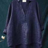 Andrea | Blouse d'été élégante en lin
