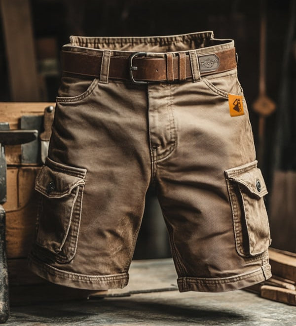 Lyam | Short Cargo Rétro à Poches Multiples