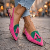 Natalia | Sandales à lanières avec franges