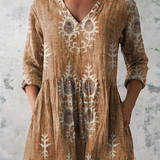 Elise | Blouse Longue avec Décolleté en V