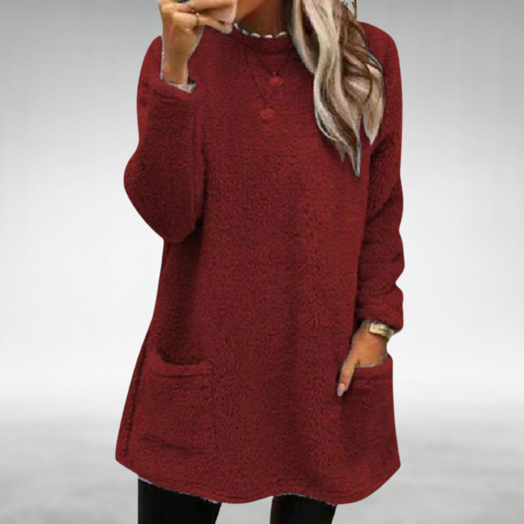 Nora | Pull en Polaire avec Poches
