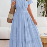 Emma | Robe maxi avec taille froncée