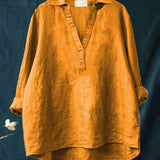 Andrea | Blouse d'été élégante en lin