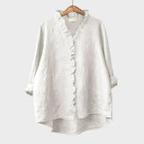 Eline | Blouse d'été élégante en lin