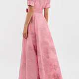 Aria | Robe Courte avec Manches Bouffantes