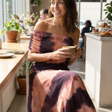 Léa | Robe maxi tie dye