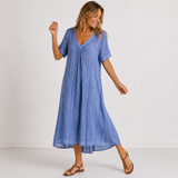 Violette | Robe Longue Fluide en Lin