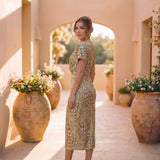 Antonella | Robe élégante en tissu léger et fluide
