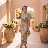 Antonella | Robe élégante en tissu léger et fluide