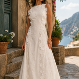 Della | Élégante Robe Maxi Brodée