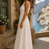 Della | Élégante Robe Maxi Brodée