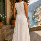Della | Élégante Robe Maxi Brodée