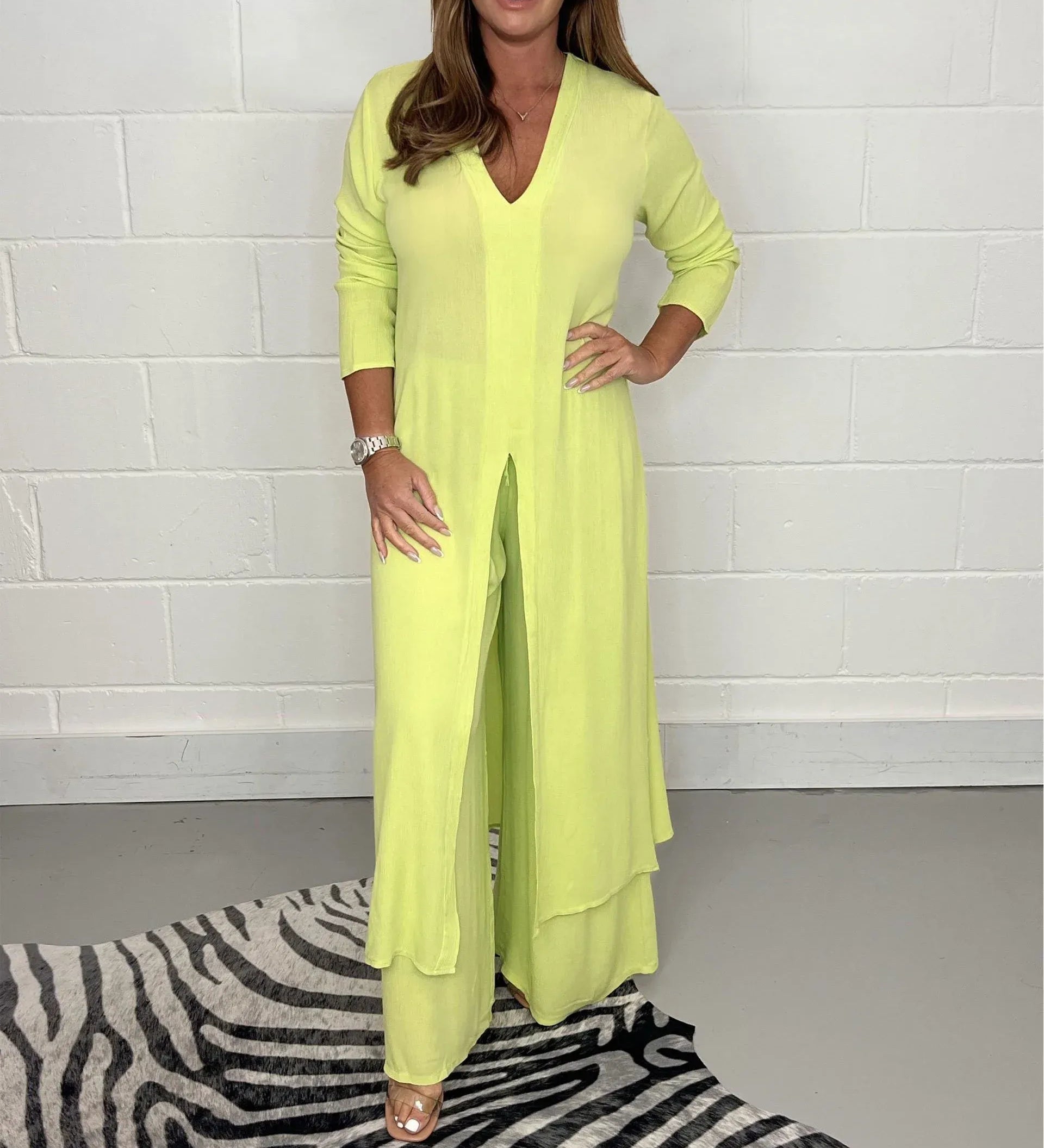 Cherly™ Ensemble Douillet à Deux Pièces