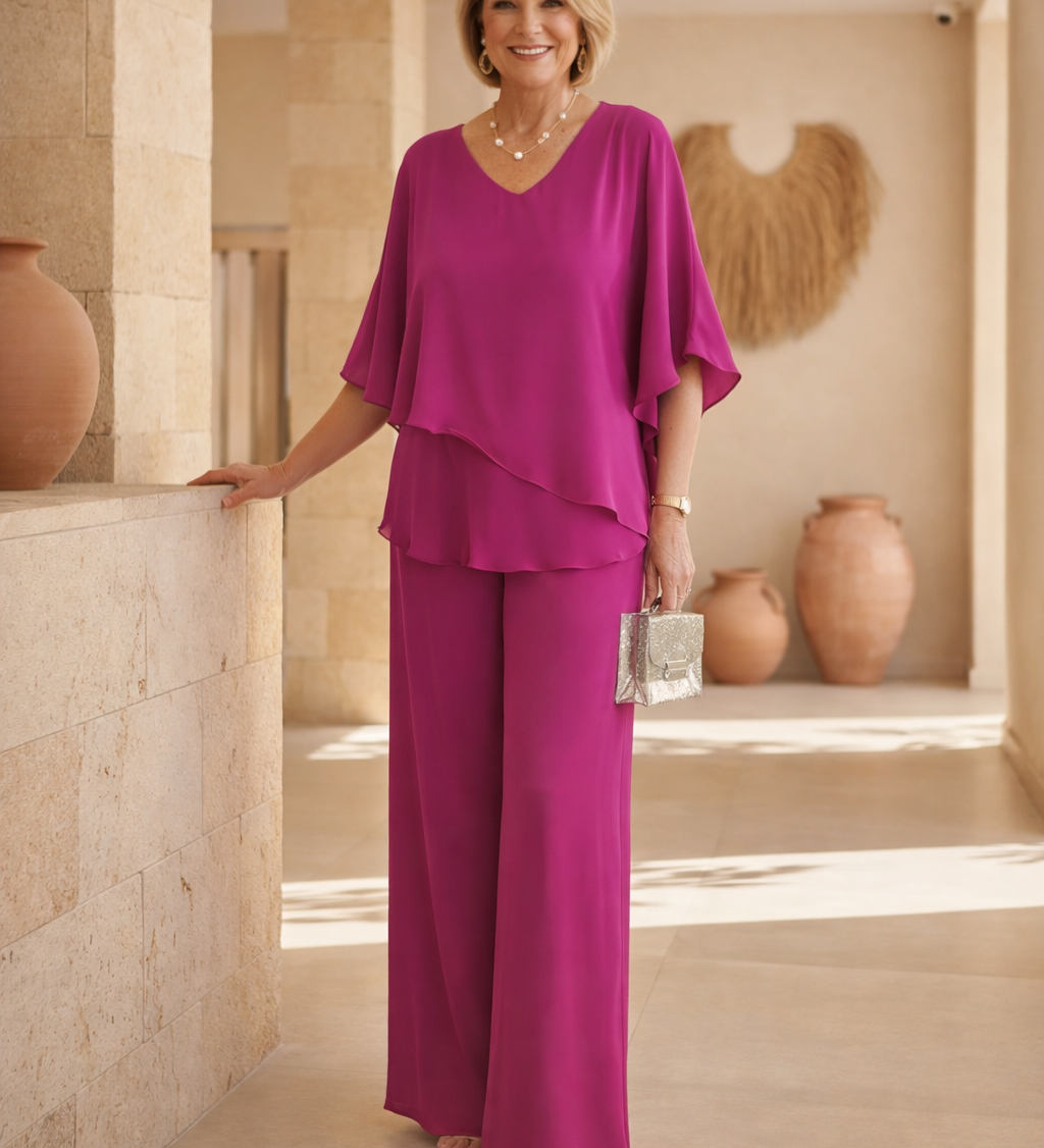Martha - Ensemble de Pantalon Large sans Effort