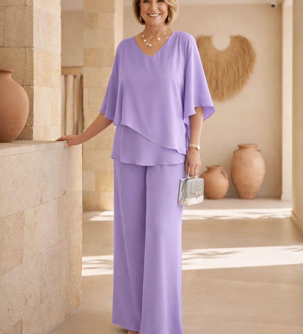 Martha - Ensemble de Pantalon Large sans Effort