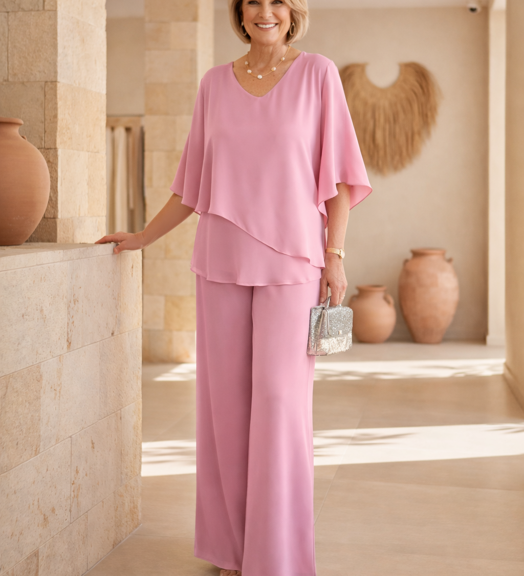 Martha - Ensemble de Pantalon Large sans Effort