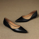Andrée – Ballerines en Cuir Véritable