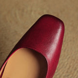 Aimée – Pantolettes en cuir
