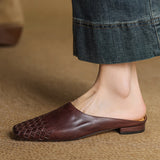 Viola – Mules en Cuir Véritable