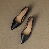 Andrée – Ballerines en Cuir Véritable