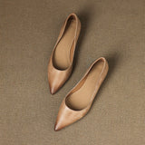 Andrée – Ballerines en Cuir Véritable