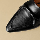 Anaïs – Mules en cuir à bout pointu