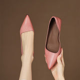 Arlette – Cuir Escarpins à Talon Kitten