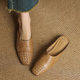 Viola – Mules en Cuir Véritable