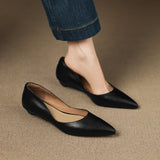 Andrée – Ballerines en Cuir Véritable