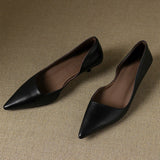 Arlette – Cuir Escarpins à Talon Kitten