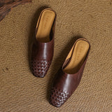 Viola – Mules en Cuir Véritable