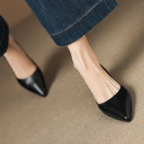 Andrée – Ballerines en Cuir Véritable